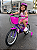 BICICLETA ARO 16 FEMININA COR LILAS/PINK S/MARCHA MARCA MILANO GROW UP - Imagem 2