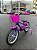 BICICLETA ARO 16 FEMININA COR LILAS/PINK S/MARCHA MARCA MILANO GROW UP - Imagem 9