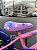 BICICLETA ARO (16) FEMININA COR ROSA/LILAS/AZUL S/MARCHA V-BRAKE MARCA MILANO CARTOON ALOHA - Imagem 6
