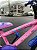 BICICLETA ARO (16) FEMININA COR ROSA/LILAS/AZUL S/MARCHA V-BRAKE MARCA MILANO CARTOON ALOHA - Imagem 7