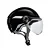 CAPACETE URBAN BIKE ELÉTRICA/SCOOTER COM VISEIRA COR PRETO TAMANHO (55-62) - Imagem 2