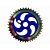 RODA DENTADA 44 DENTES AZUL DESIGN2 2,20MM - Imagem 1