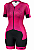 MACAQUINHO CICLISMO FEMININO NEW CHERRY FREE FORCE TAMANHO P - Imagem 1