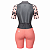 MACAQUINHO CICLISMO FEMININO FREE FORCE CLASSIC ZARA ROSA/CINZA TAMANHO P - Imagem 2