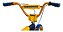 BICICLETA ARO (20) MASCULINA COR AZUL/AMARELO/DOURADO  S/MARCHA MARCA CALOI CROSS EXTRA LIGHT - Imagem 9