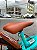 BICICLETA ARO (16) FEMININA COLLI AURORA SEM MARCHA FREIO V-BRAKE COM CESTA COR VERDE ACQUA-TURQUESA/MARROM - Imagem 6