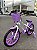 BICICLETA ARO (16) FEMININA COLLI AURORA SEM MARCHA FREIO V-BRAKE COM CESTA COR BRANCO/LILAS - Imagem 8