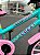 BICICLETA ARO (16) FEMININA COLLI AURORA SEM MARCHA FREIO V-BRAKE COM CESTA COR VERDE ACQUA/ROSA - Imagem 7