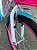 BICICLETA INFANTIL ARO 20 FEMININA GIRL POWER BRANCA/TURQUESA  COM CESTINHA E RODINHAS UNITOYS (SEMINOVA) - Imagem 9