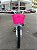 BICICLETA INFANTIL ARO 20 FEMININA GIRL POWER BRANCA/TURQUESA  COM CESTINHA E RODINHAS UNITOYS (SEMINOVA) - Imagem 10