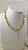 Gargantilha Corrente Choker Elos 3x1 Banho de Ouro - Imagem 3