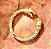 Bracelete Ponteira Tigre Banhado a Ouro - Imagem 2