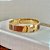 Bracelete H Caramelo - Imagem 1