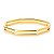 Bracelete Octagonal Dourado - Imagem 1