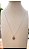 Colar Groumet 70cm Peace Prata 925 - Imagem 1