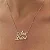Gargantilha Personalizada Nome Com Até 16 Letras PRATA LISA - Imagem 1