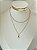 Choker com Zircônias Retangulares Baguete 30+5cm - Imagem 3