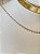 Choker com Zircônias Retangulares Baguete 30+5cm - Imagem 2