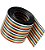 1m Cabo Flat Colorido 40 Vias 24awg Dupont Jumper Prototipag - Imagem 1