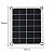 Painel Solar Fotovoltaica Flexível 10W 5V USB NFe - Imagem 3