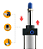 Cilindro Pneumático Industrial 50x300mm Duplo Curso NFe - Imagem 6