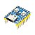 Placa Desenvolvimento Raspberry Pi Pico RP2040 Zero NFe - Imagem 1