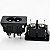 Tomada Ac-027 Painel Macho Bipolar Conector 2 Vias Tipo Oito - Imagem 4