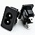 Tomada Ac-027 Painel Macho Bipolar Conector 2 Vias Tipo Oito - Imagem 2