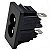 Tomada Ac-027 Painel Macho Bipolar Conector 2 Vias Tipo Oito - Imagem 3