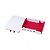 Case Para Raspbery Pi 4B Modelo Oficial Branco Vermelho - Imagem 3