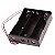 Case Suporte 3 Pilhas 18650 Sem Tampa  11,1V Prototipagem - Imagem 3