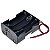 Case Suporte 6 Pilhas AA Caixa Compacta 9V Prototipagem - Imagem 2