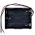 Case Suporte 6 Pilhas AA Caixa Compacta 9V Prototipagem - Imagem 3