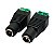 Kit Conector Macho Fêmea 2,1*5,5mm Fonte DC CFTV Plugue P4 - Imagem 4