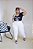 CONJUNTO BULDOG - BLUSINHA PRETA E CALÇA BRANCA - Imagem 2