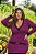 VESTIDO TRICÔ ROXO - Imagem 1