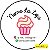 120 Adesivos Logotipo com Cupcake (4 cm) - Imagem 9