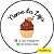 120 Adesivos Logotipo com Cupcake (4 cm) - Imagem 5