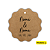 Tag Kraft - Nome & Nome + Data (4cm) - Imagem 4
