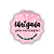 100 Tags - Obrigada Pela Compra (rosa,estrelas) (5cm) - Imagem 1