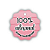 100 Tags - 100% Artesanal (rosa) (5cm) - Imagem 1
