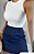 Short Saia Alfaiataria Marinho M - Imagem 1