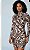 Vestido Greta Mandala Marrom - Imagem 1