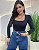 Blusa Dec Quadrado Preta P/M - Imagem 1