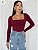 Blusa Dec Quadrado Marsala - Imagem 1