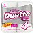 Papel Higienico Duetto Velvet Neutro Branco Folha Dupla 4X30M - Embalagem 16X4X30 MTS - Preço Unitário R$6,27 - Imagem 1