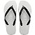 Sandalia Chinelo Havaianas Tradicional Adulto Branca Com Preta Tamanho 39/40 - Embalagem 6X1 PAR - Preço Unitário R$18,91 - Imagem 1