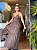 VESTIDO XADREZ caramelo/preto LONGO- ML24 - Imagem 1