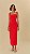 Vestido alça crepe vermelho FARM - ML24 - Imagem 1