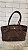 Bolsa Camurça 100% Couro - Café - Ml24 - Imagem 1